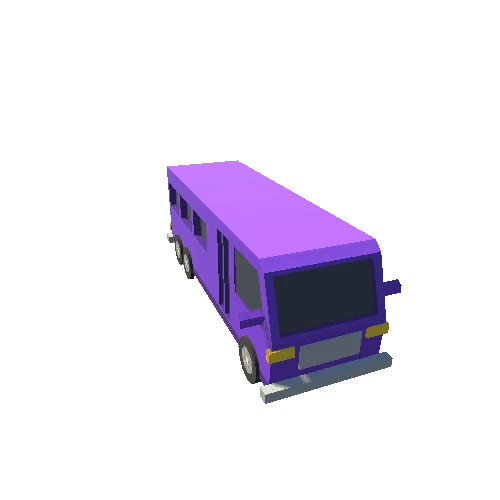 Tourist Bus - Purple